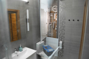 standard framed shower door