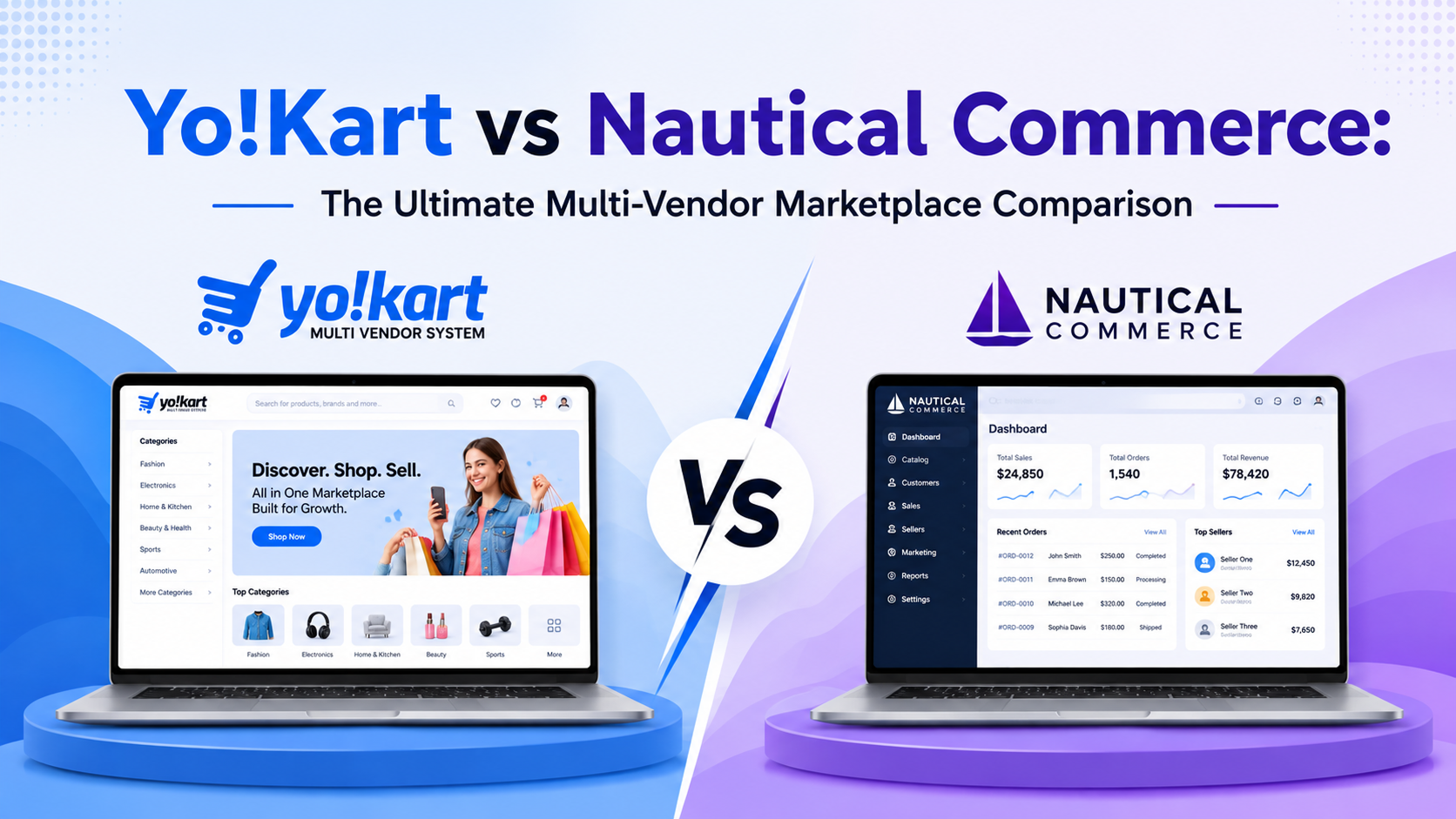 Yo!Kart vs Nautical Commerce: The Ultimate Multi-Vendor Marketplace Comparison (2026 Guide)